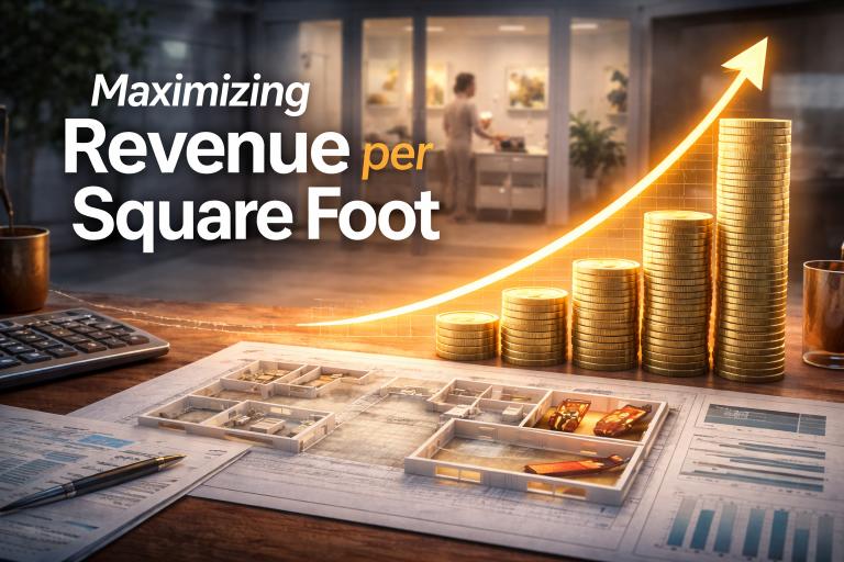 Maximize revenue per square foot for a clinic adding wellness modalities