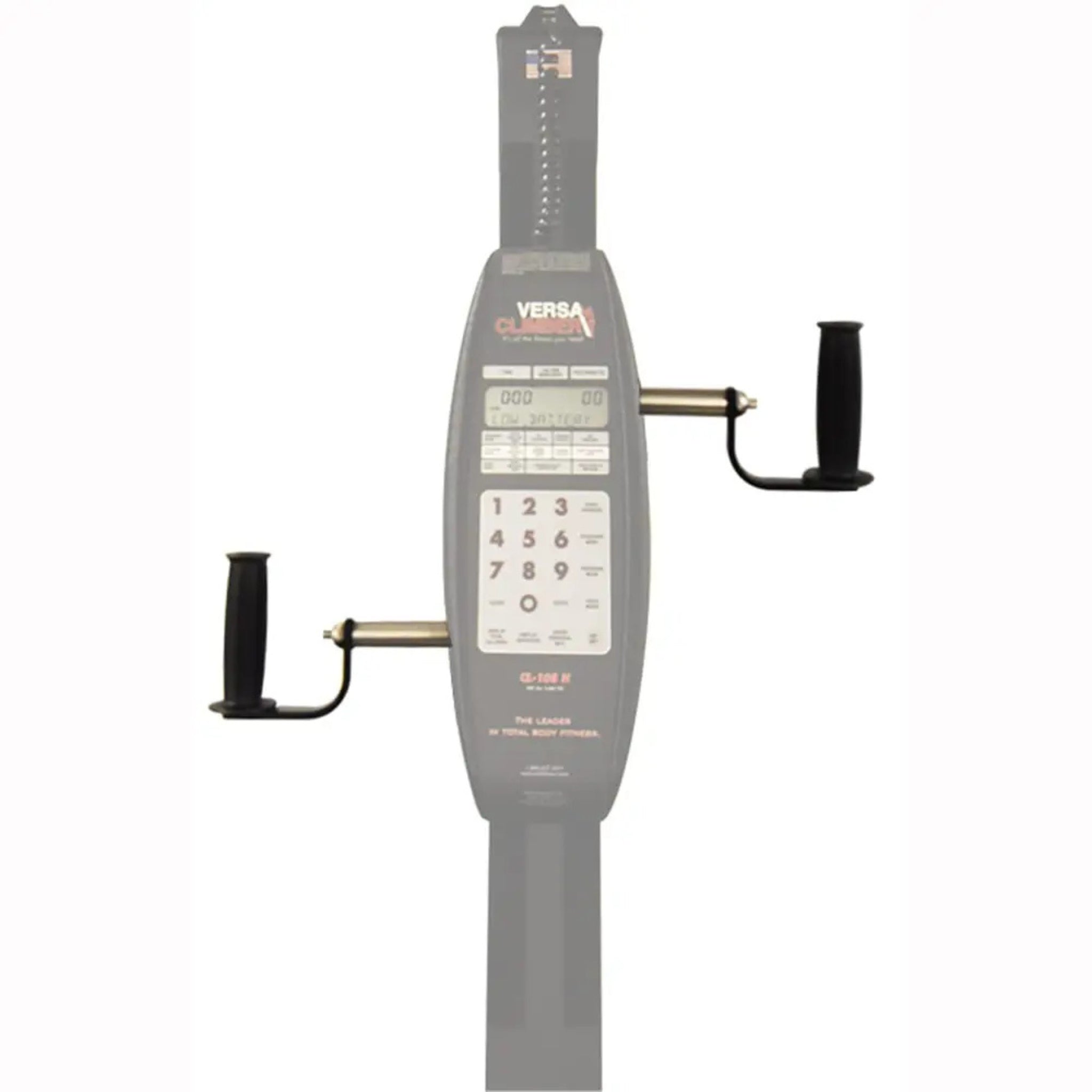 Digital density gauge with Versaclimber logo on a white background