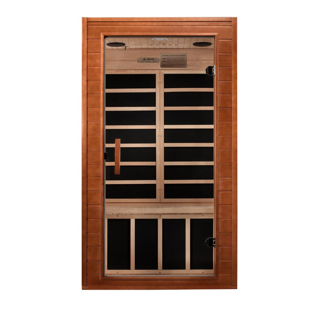 Golden Designs Dynamic Avila 1–2 Person Low EMF FAR Infrared Sauna