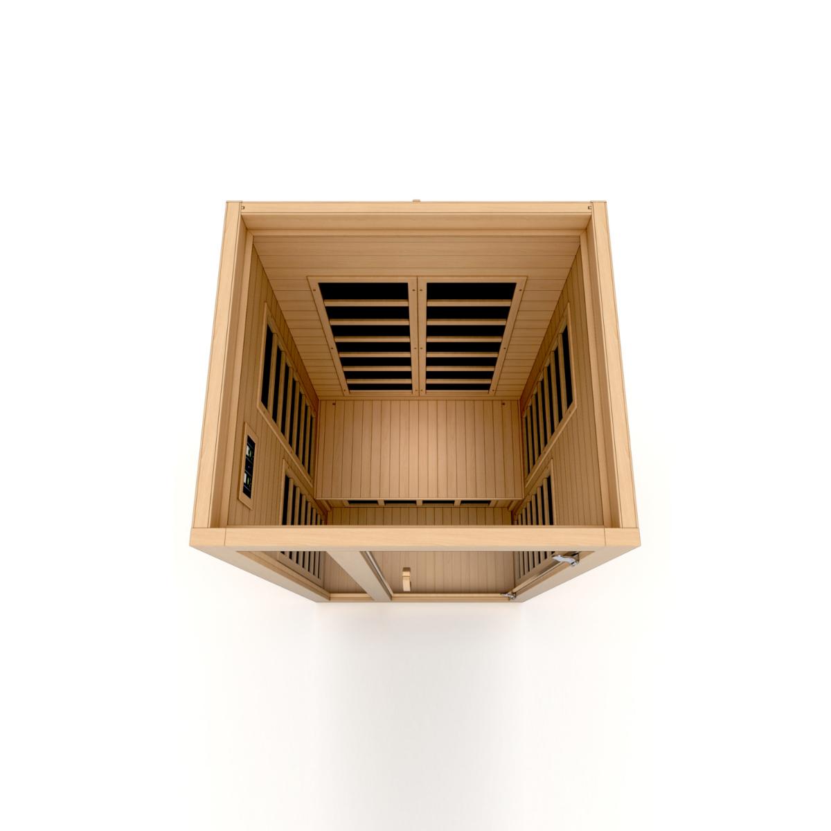 Golden Designs Dynamic Gracia 1-2 Person Low EMF FAR Infrared Sauna