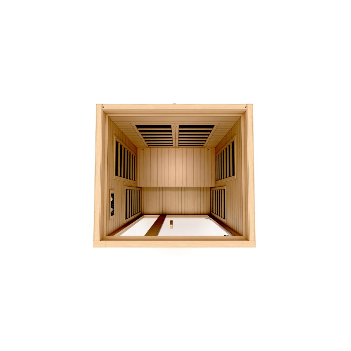Golden Designs Dynamic Gracia 1-2 Person Low EMF FAR Infrared Sauna
