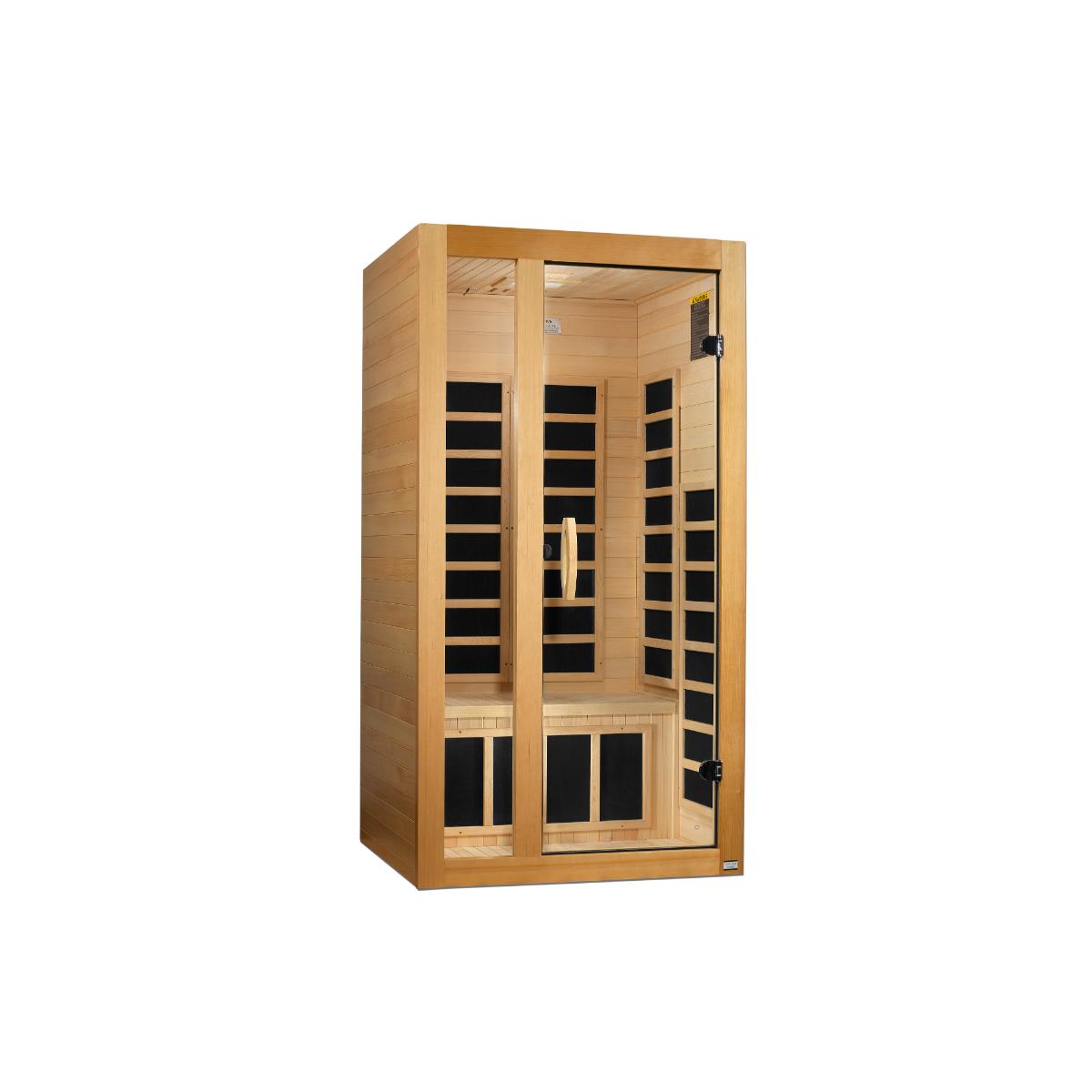 Golden Designs Dynamic Gracia 1-2 Person Low EMF FAR Infrared Sauna