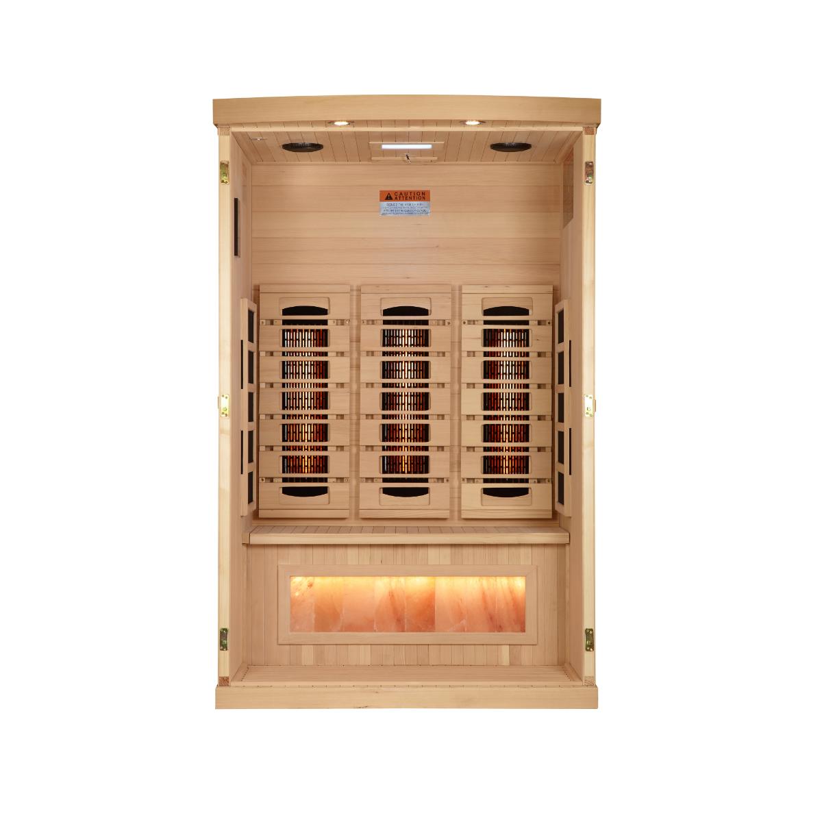 Golden Designs Reserve Edition GDI-8020-02 – 2 Person Full Spectrum Infrared Sauna