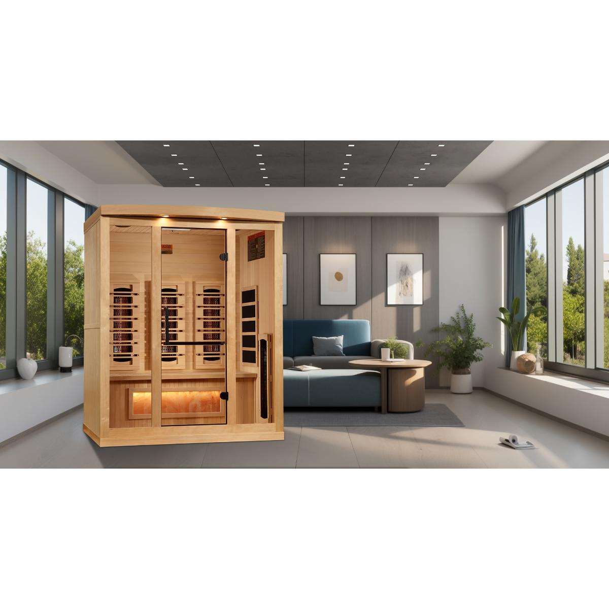 Golden Designs GDI-8030-03 – 3 Person Full Spectrum Infrared Sauna