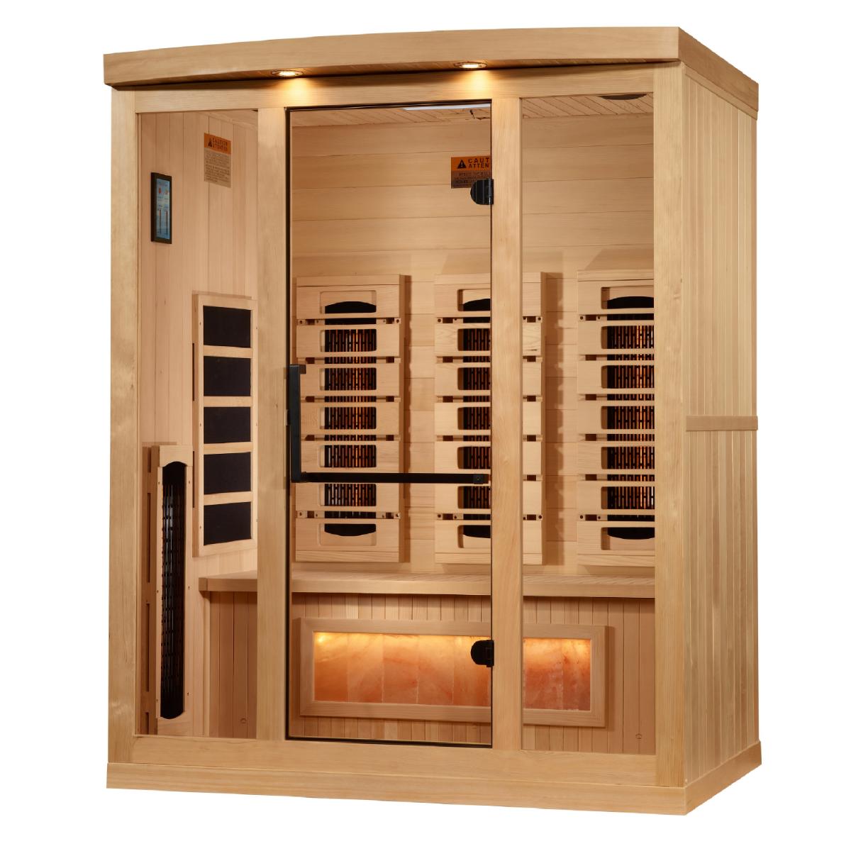 Golden Designs GDI-8030-03 – 3 Person Full Spectrum Infrared Sauna