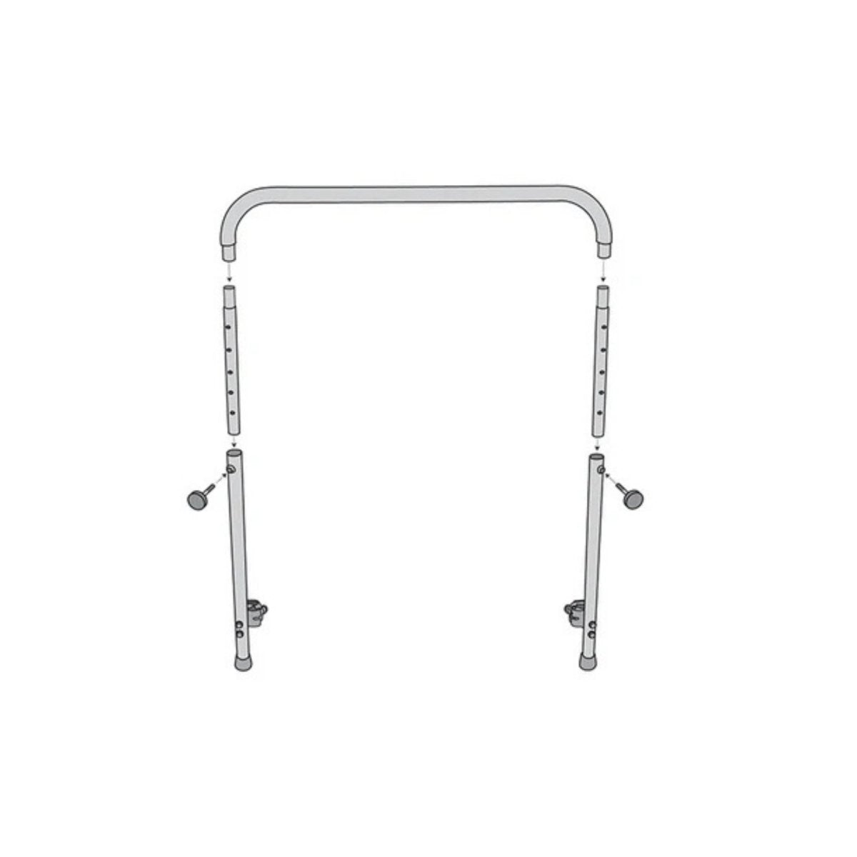 JumpSport Quick - Release Handle Bar - For 39" Trampoline - Jumpsport Accessory by Jumpsport