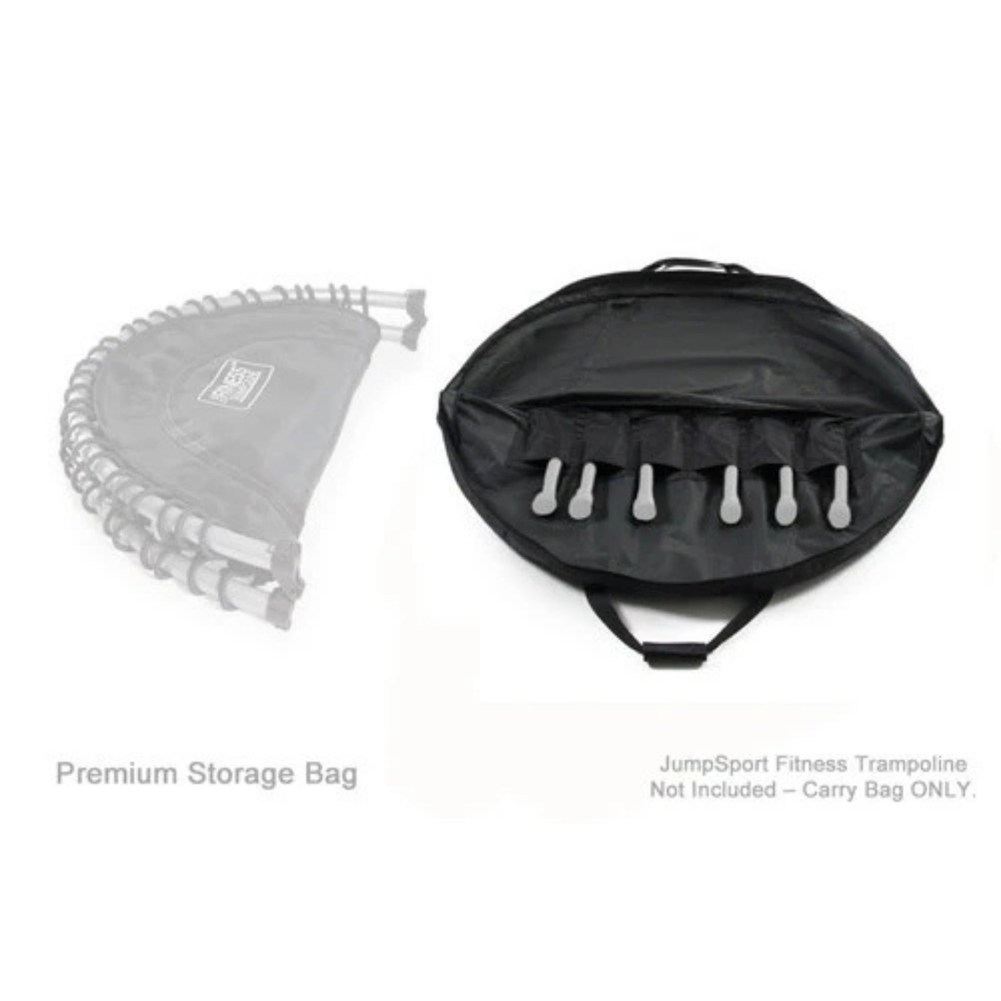JumpSport Storage & Carry Bag for Half-Fold Fitness Trampolines - Premium 44"