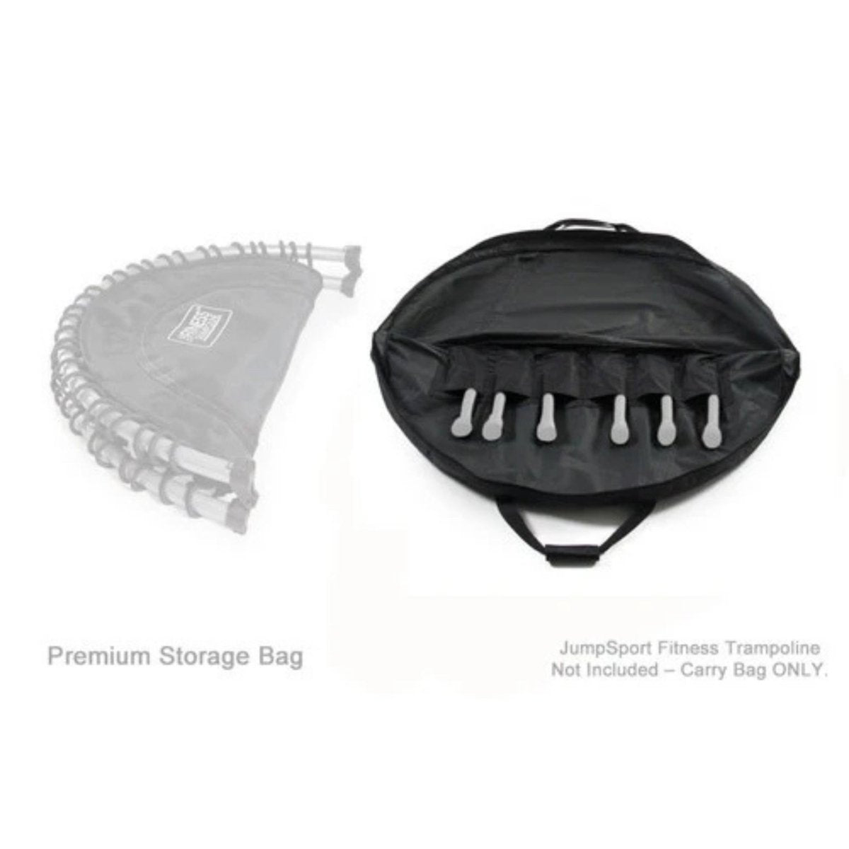 JumpSport Storage & Carry Bag for Half - Fold Fitness Trampolines - Premium 44" - Jumpsport Accessory by Jumpsport