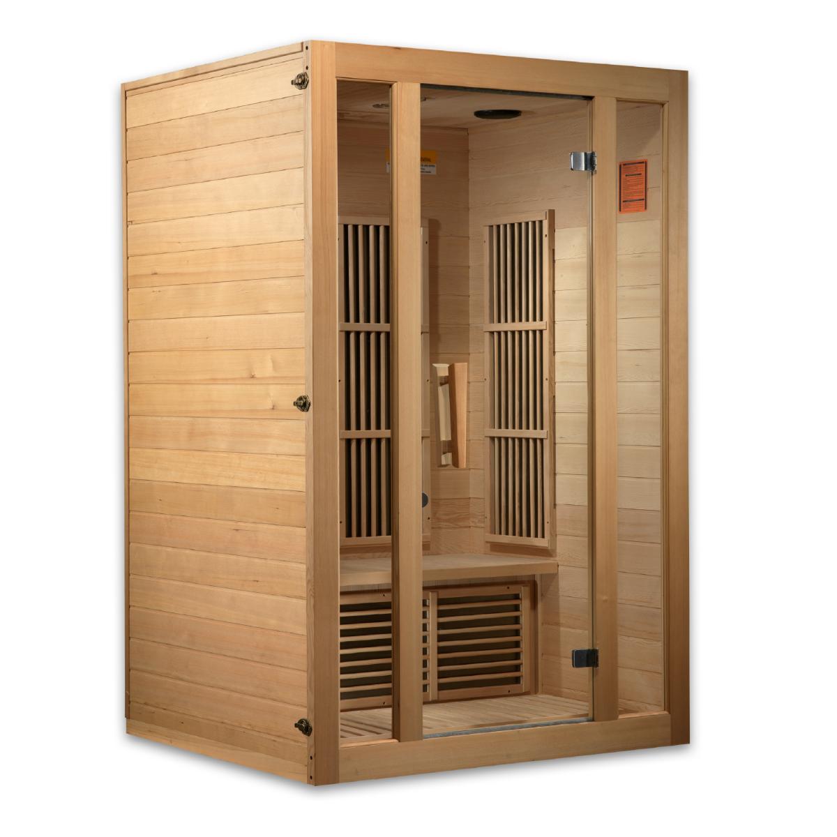 Golden Designs Maxxus Seattle – 2 Person Low EMF Infrared Sauna
