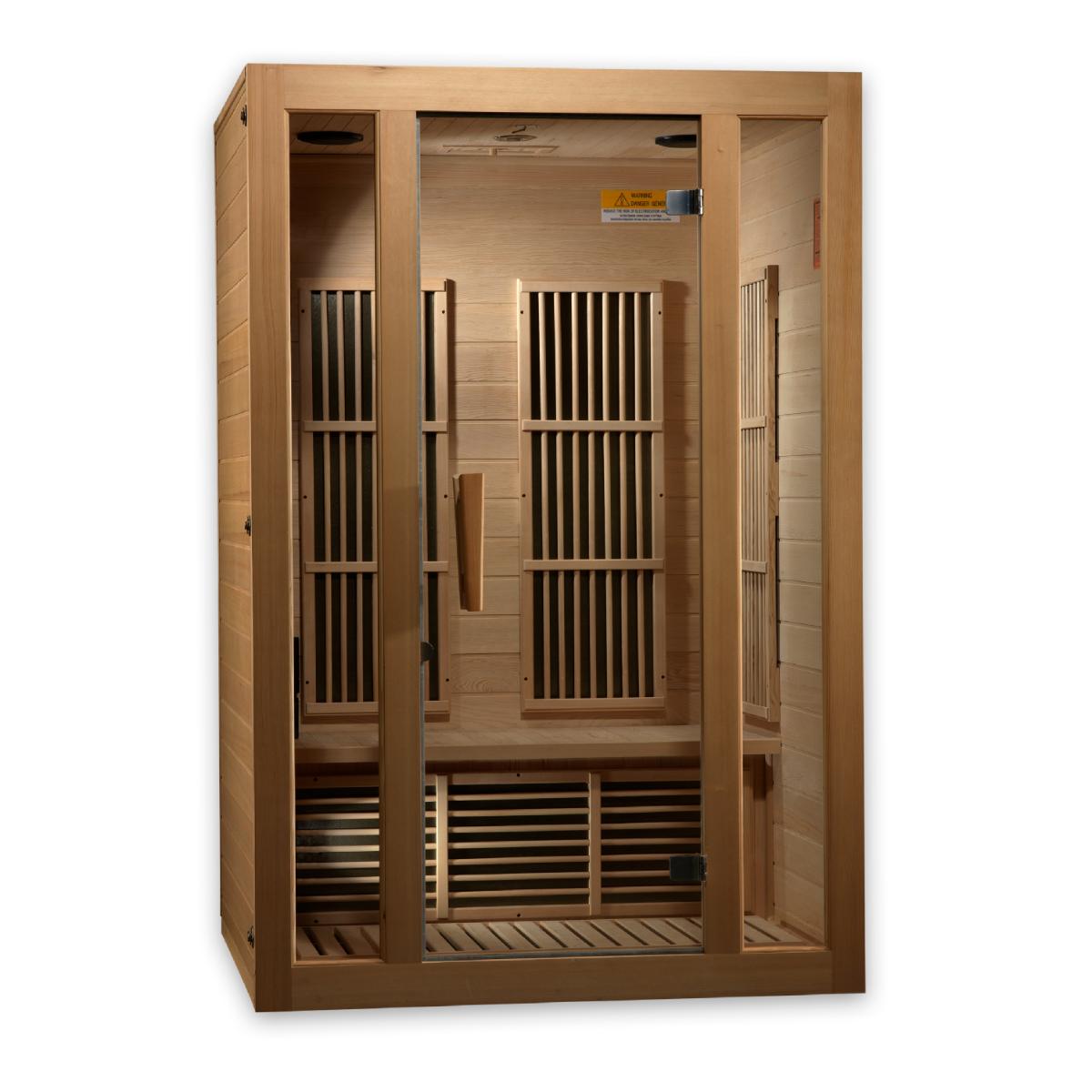 Golden Designs Maxxus Seattle – 2 Person Low EMF Infrared Sauna