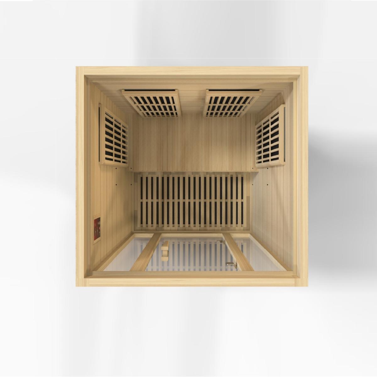 Golden Designs Maxxus Seattle – 2 Person Low EMF Infrared Sauna