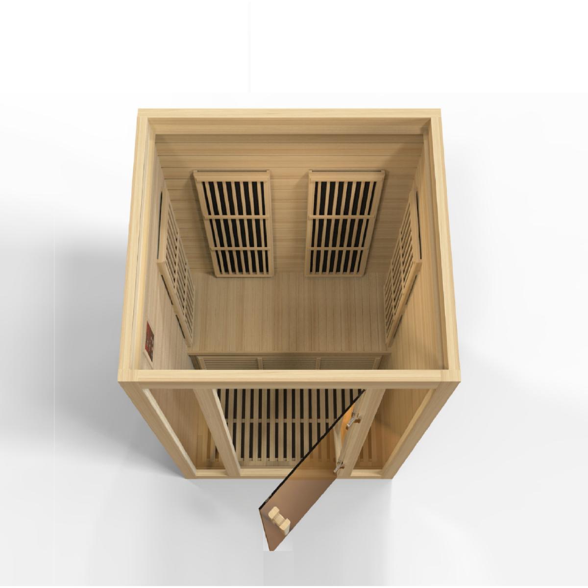 Golden Designs Maxxus Seattle – 2 Person Low EMF Infrared Sauna