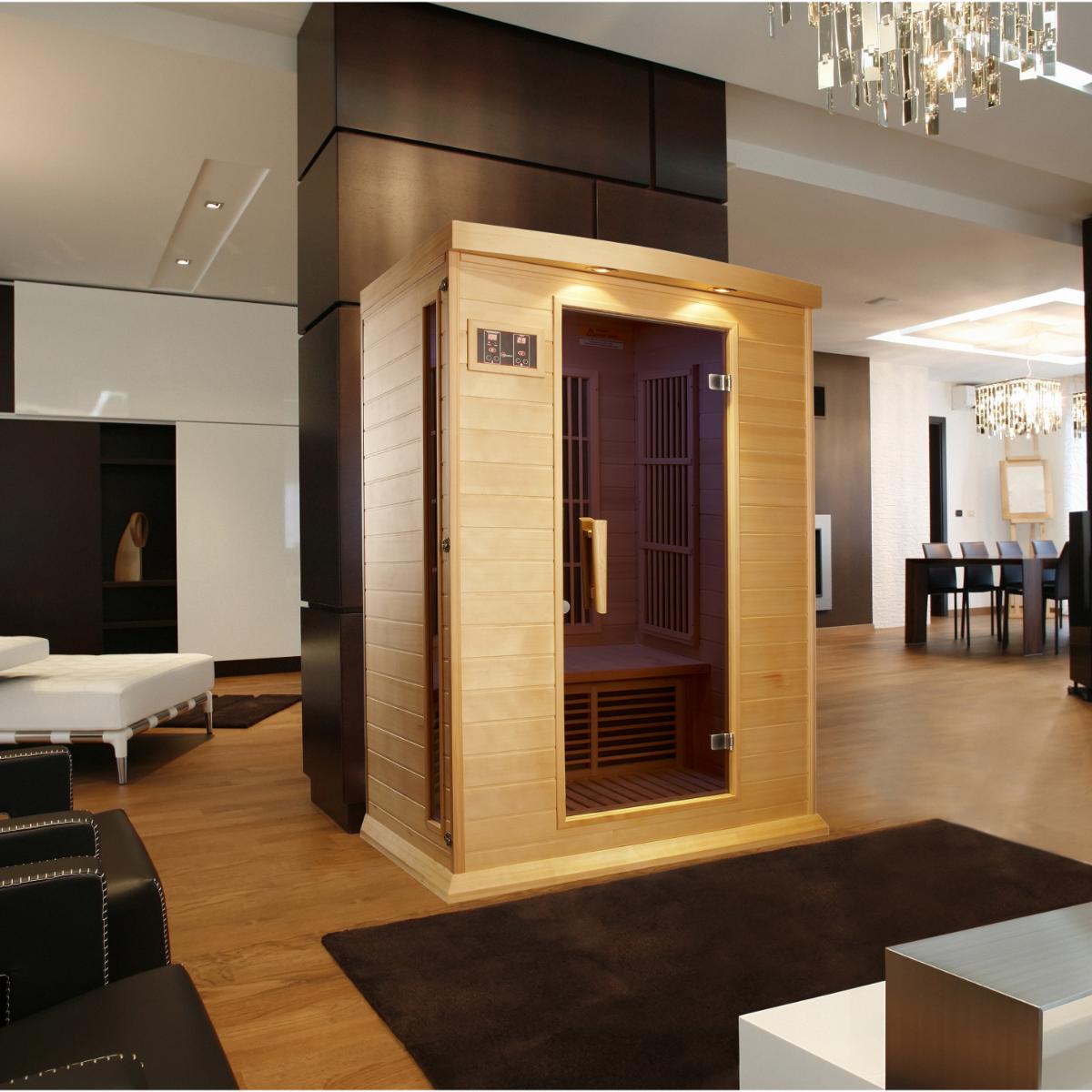 Golden Designs Maxxus Toulouse – 2 Person Low EMF Infrared Sauna