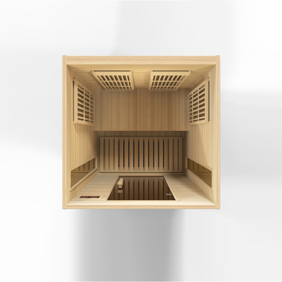 Golden Designs Maxxus Toulouse – 2 Person Low EMF Infrared Sauna
