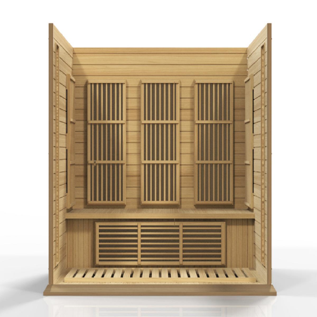 Golden Designs Maxxus MX-K306 – 3 Person Low EMF Infrared Sauna