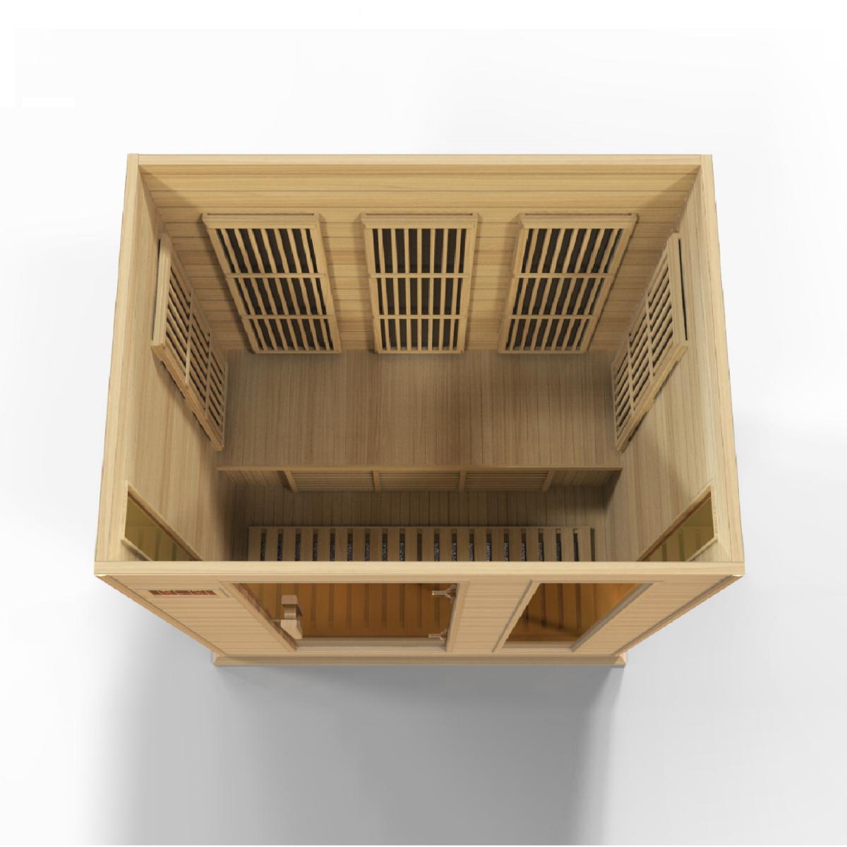 Golden Designs Maxxus MX-K306 – 3 Person Low EMF Infrared Sauna