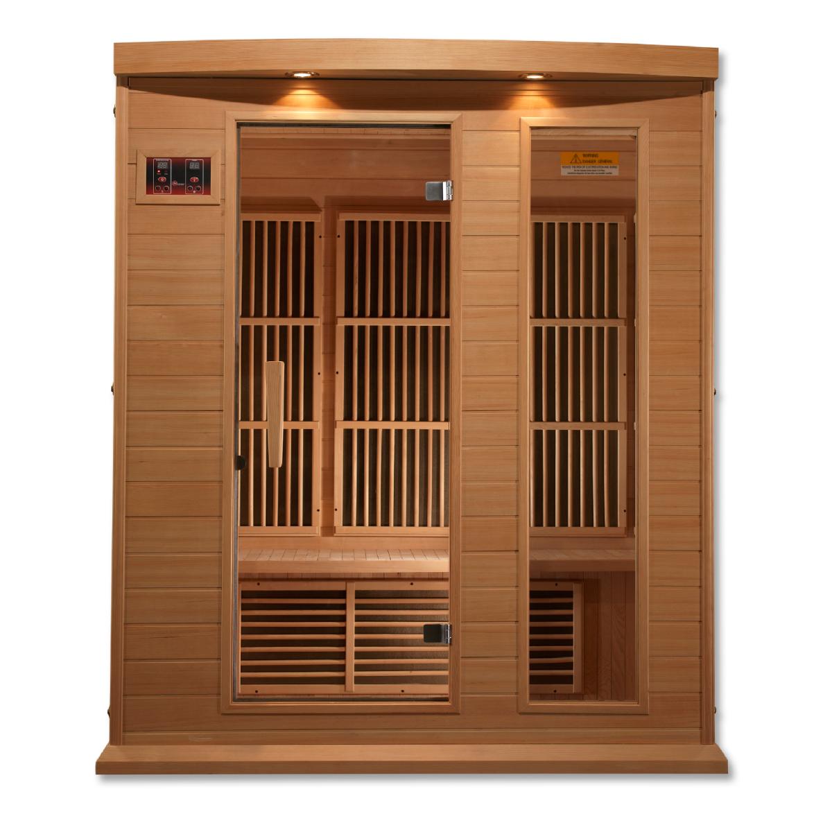 Golden Designs Maxxus MX-K306 – 3 Person Low EMF Infrared Sauna