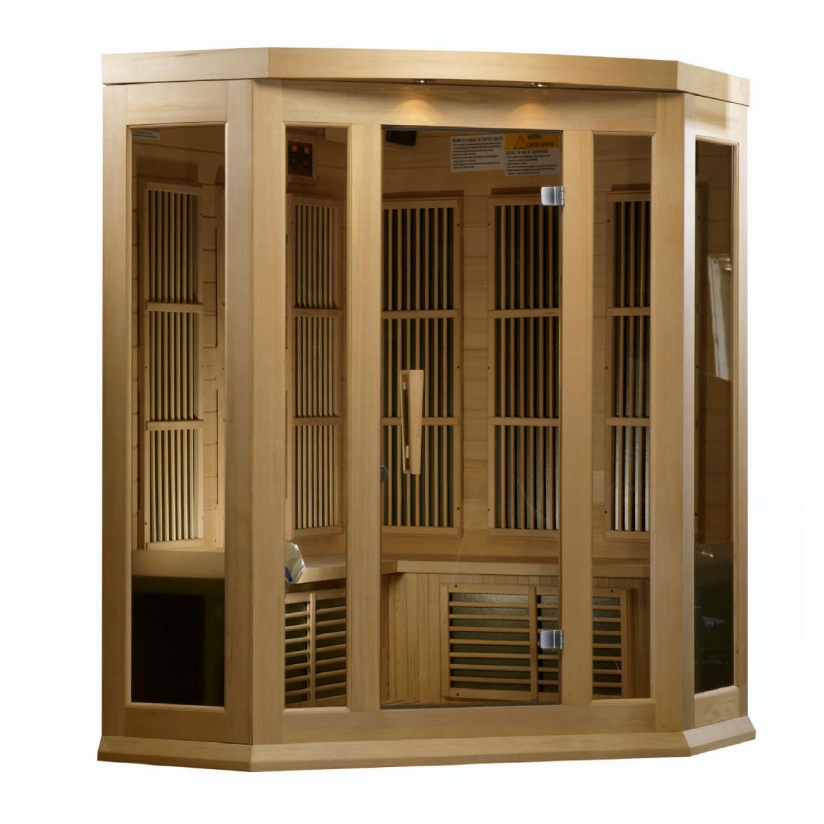Golden Designs Maxxus MX-K356-01 – 3 Person Low EMF Infrared Sauna01
