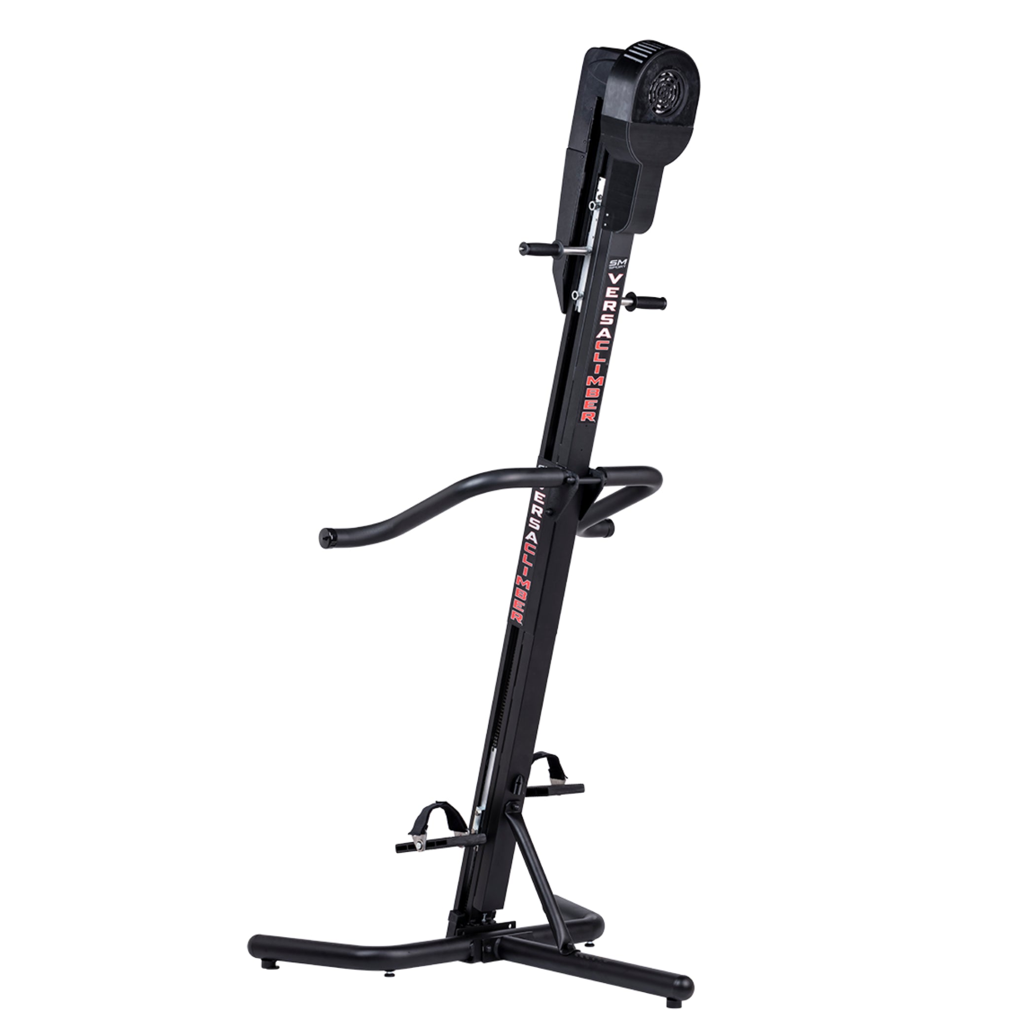 VersaClimber SM-M Magnetic in regular black finish, vertical climbing machine built for full-body zero-impact cardio and strength training.