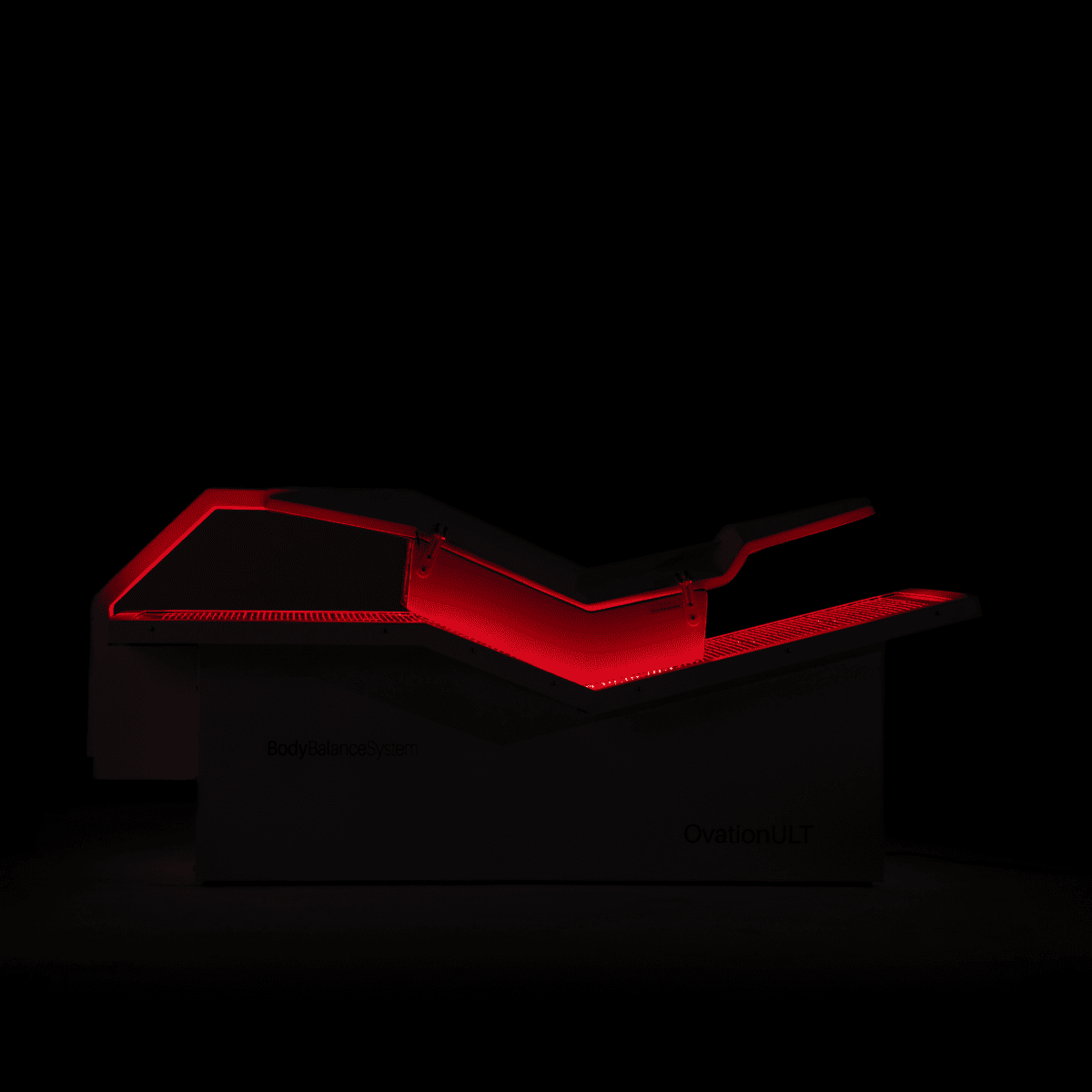 OvationULT Red Light Therapy Bed for full-body rejuvenation and recovery.