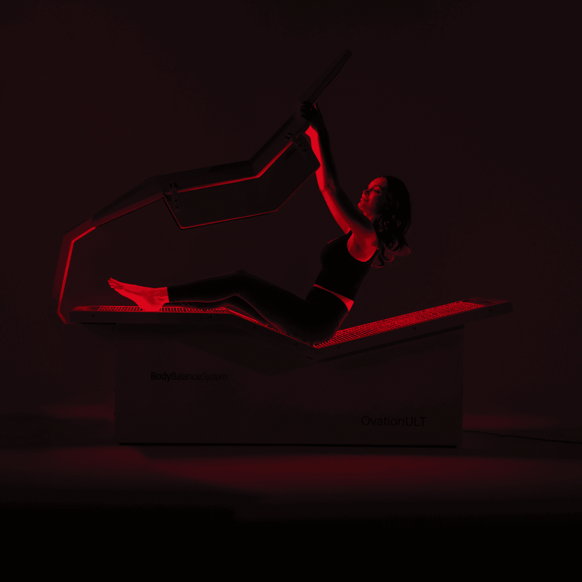 OvationULT Red Light Therapy Bed for full-body rejuvenation and recovery.
