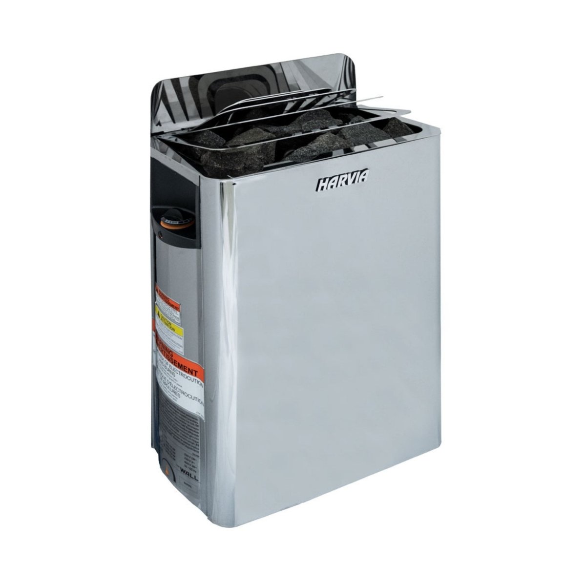 Harvia The Wall SWS60 electric sauna heater on white background