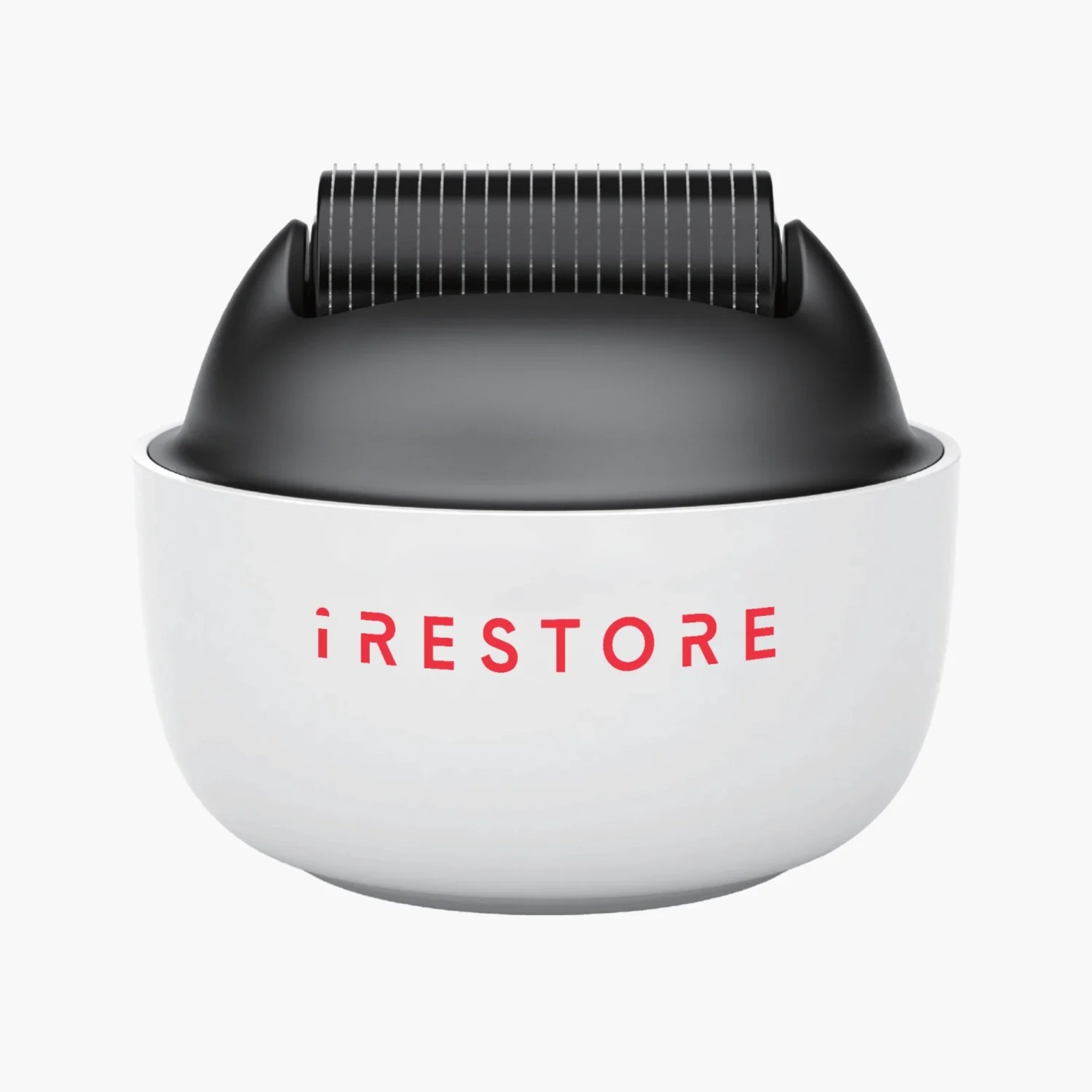 iRestore scalp massager device designed to stimulate circulation and relax scalp