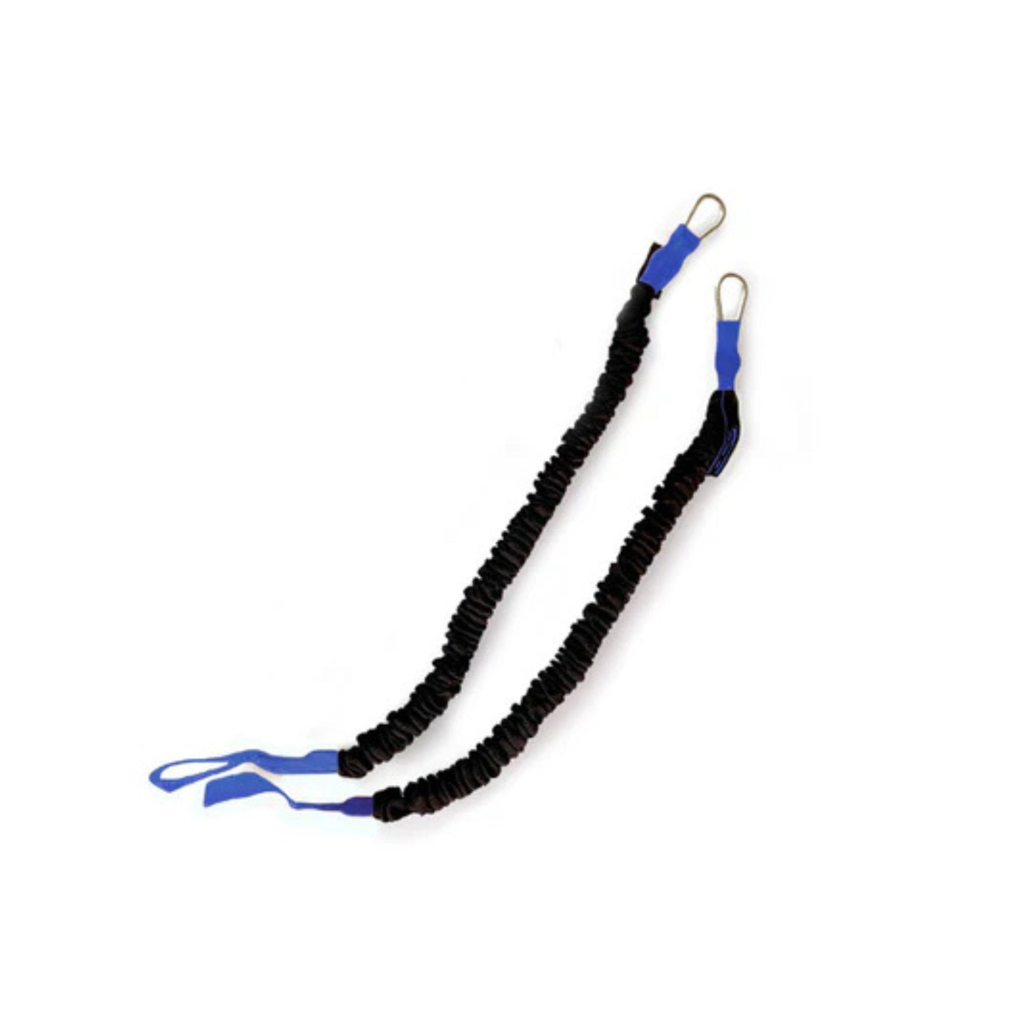 Jumpsport blue trampoline resistance cords designed for fitness workouts
