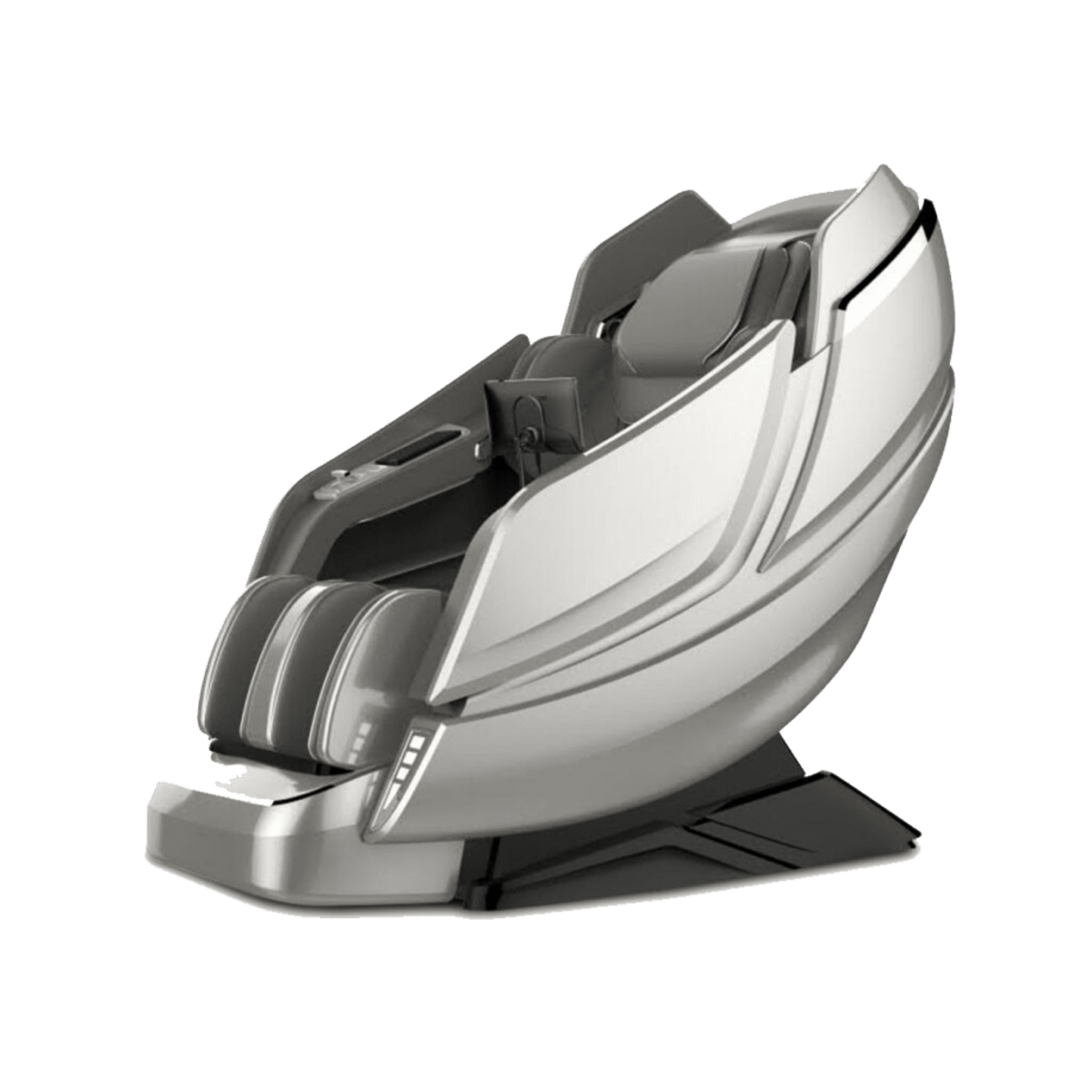 Kahuna DIOS-1288 massage chair in gray finish shown on a transparent background