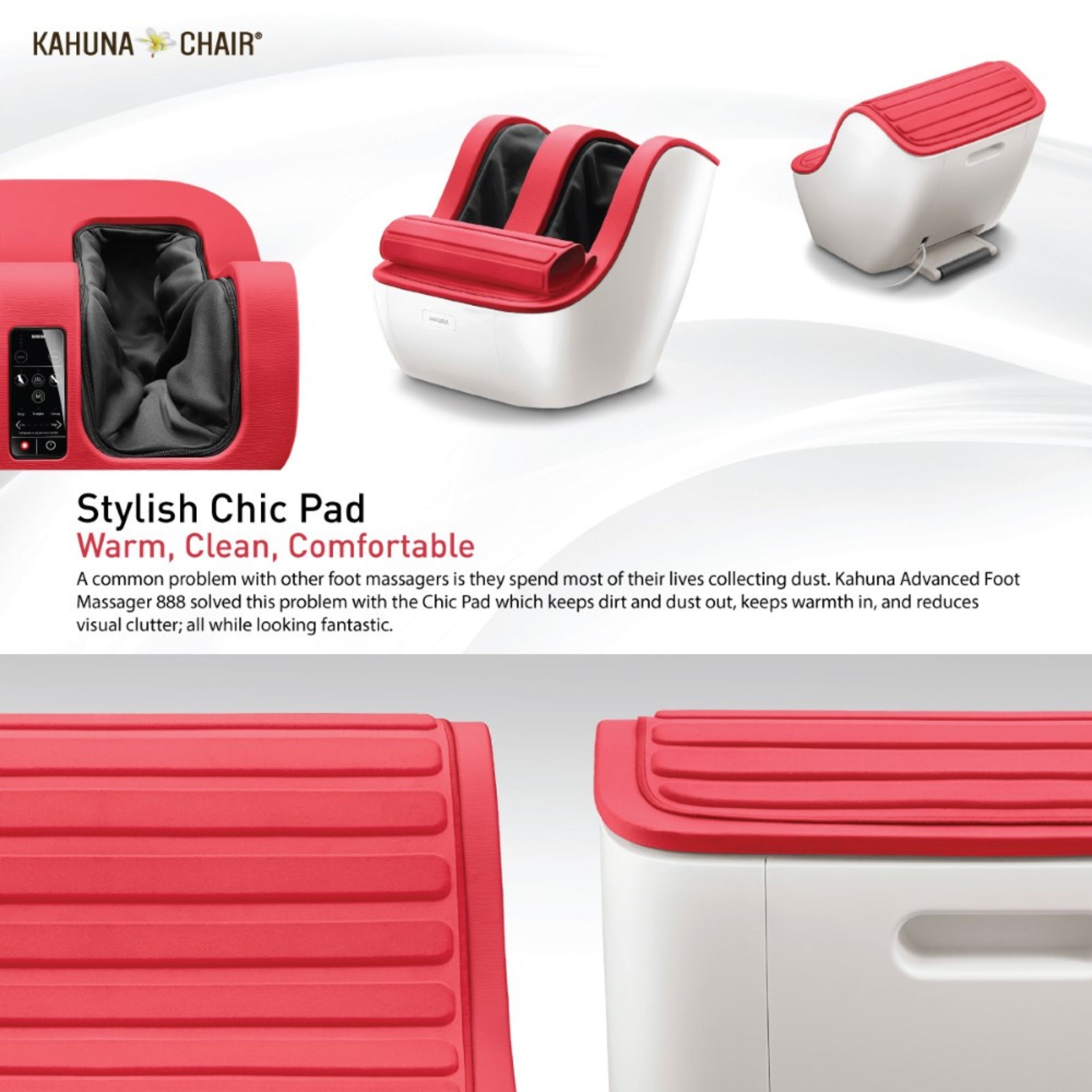 Woman using Kahuna 888 foot and calf massager outdoors for recovery