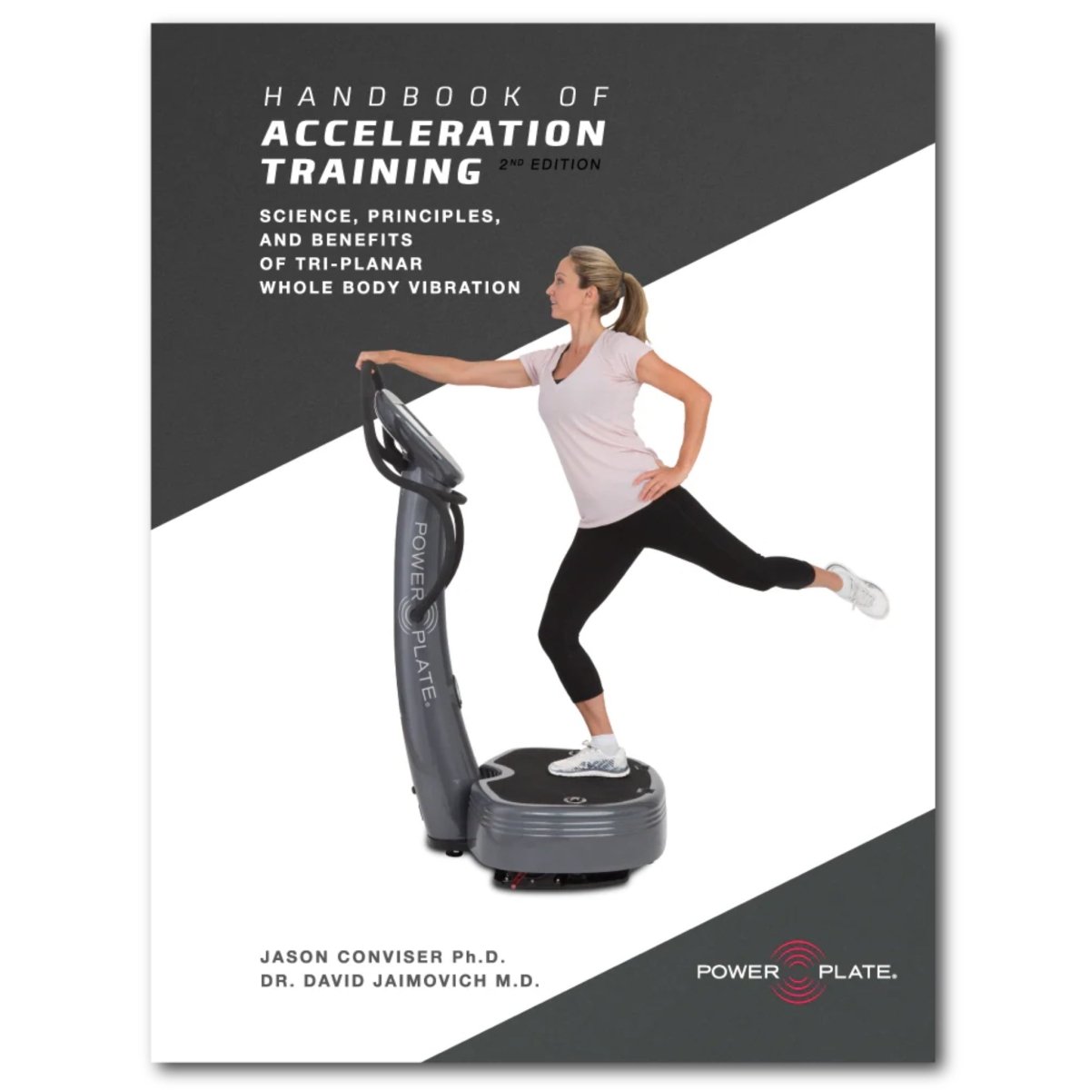 Table of contents from Power Plate Handbook of Acceleration Training featuring chapters on whole body vibration benefits and science