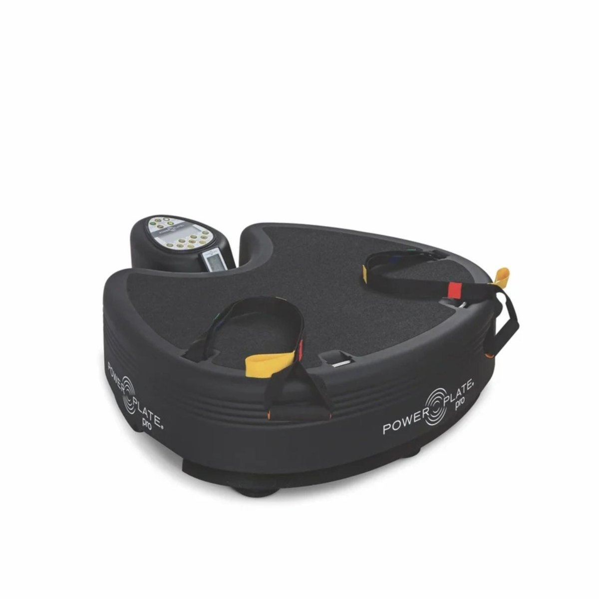 Power Plate pro5HP vibration training platform in black finish for home fitness