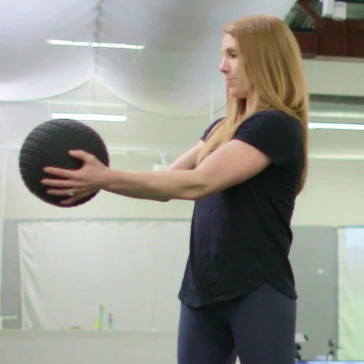 Power Plate Slam Ball – Durable Weighted Ball for Dynamic Training - Power Plate Accessory by Power Plate