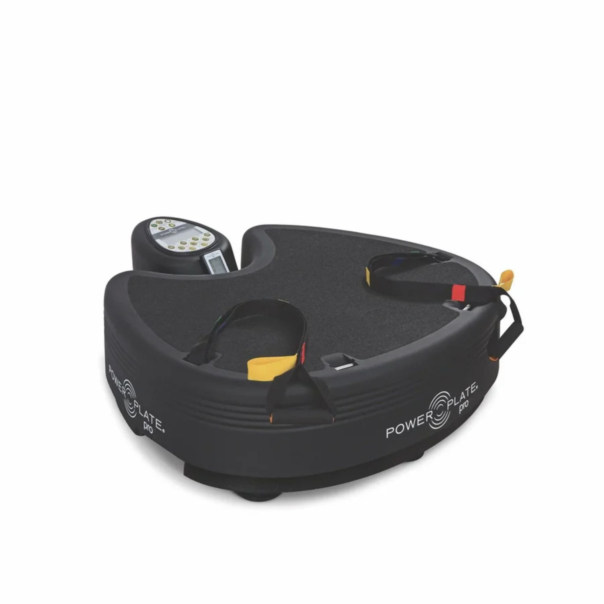 Power Plate Pro vibration training platform in black finish for home fitness