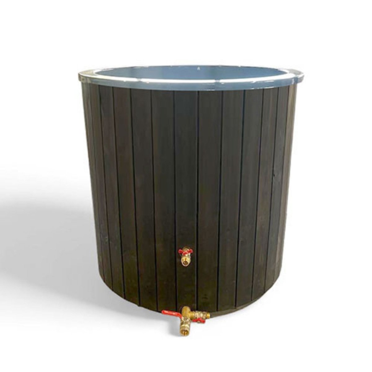 SaunaLife S1B round black thermo-pine wood immersion tub