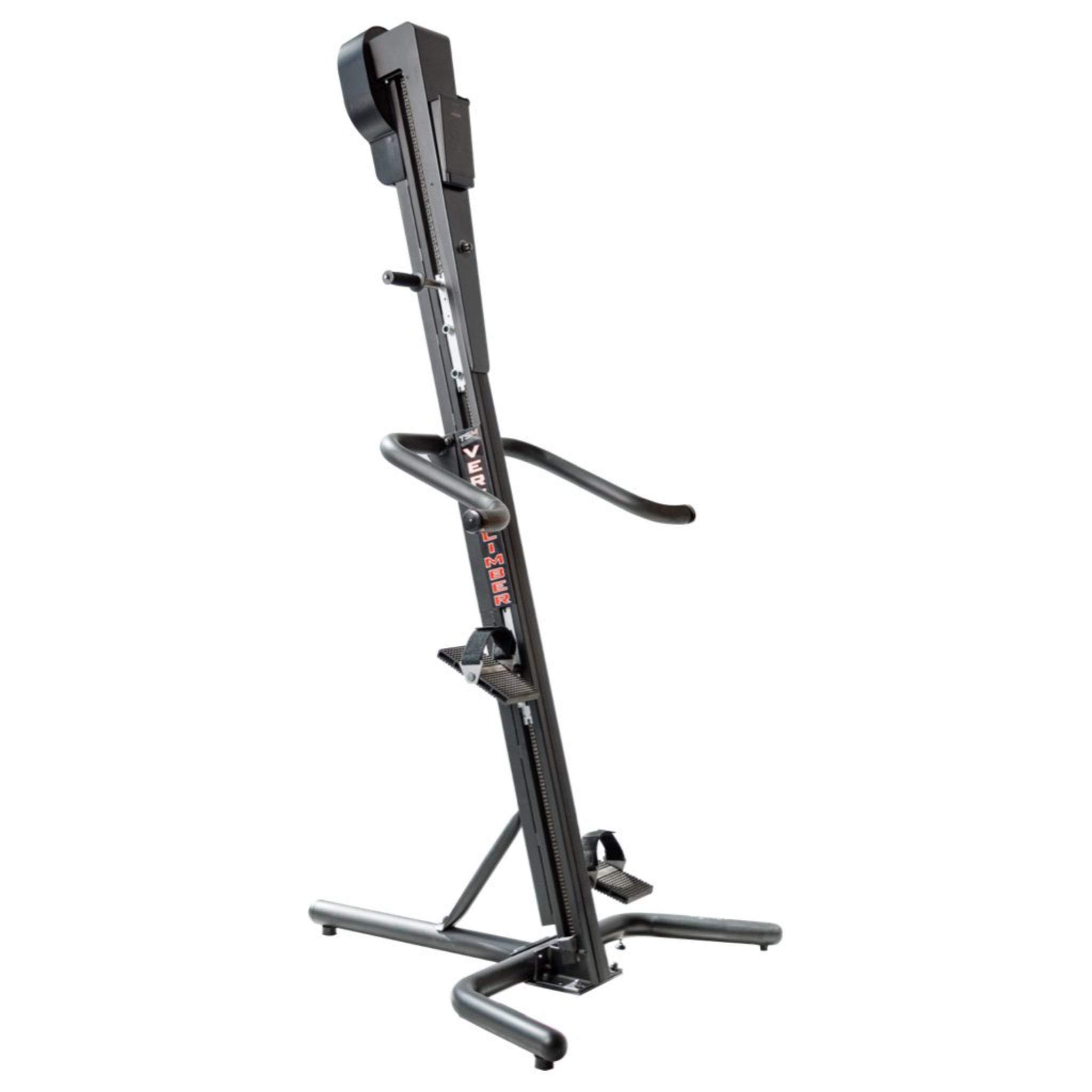 VersaClimber TS-M Magnetic vertical climbing machine in regular black finish, designed for full-body zero-impact cardio training.