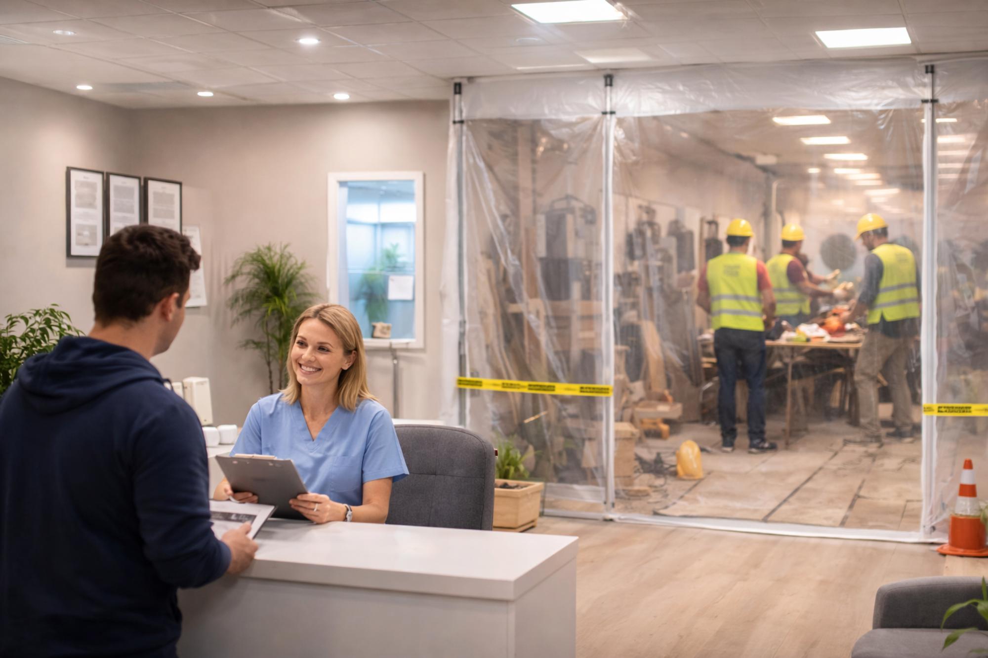 phased clinic renovation during operation
