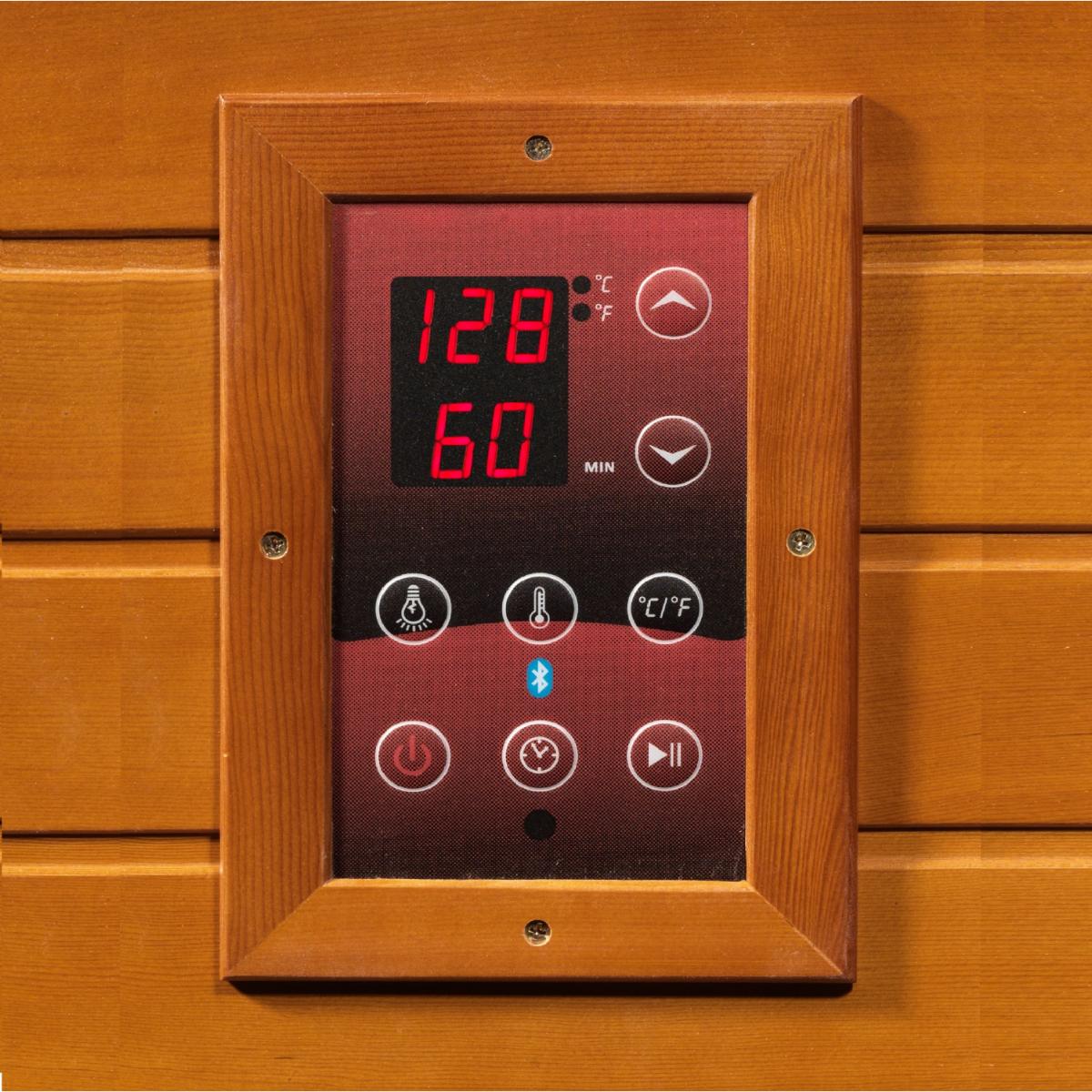 Golden Designs Dynamic Versailles – 2 Person Low EMF Infrared Sauna