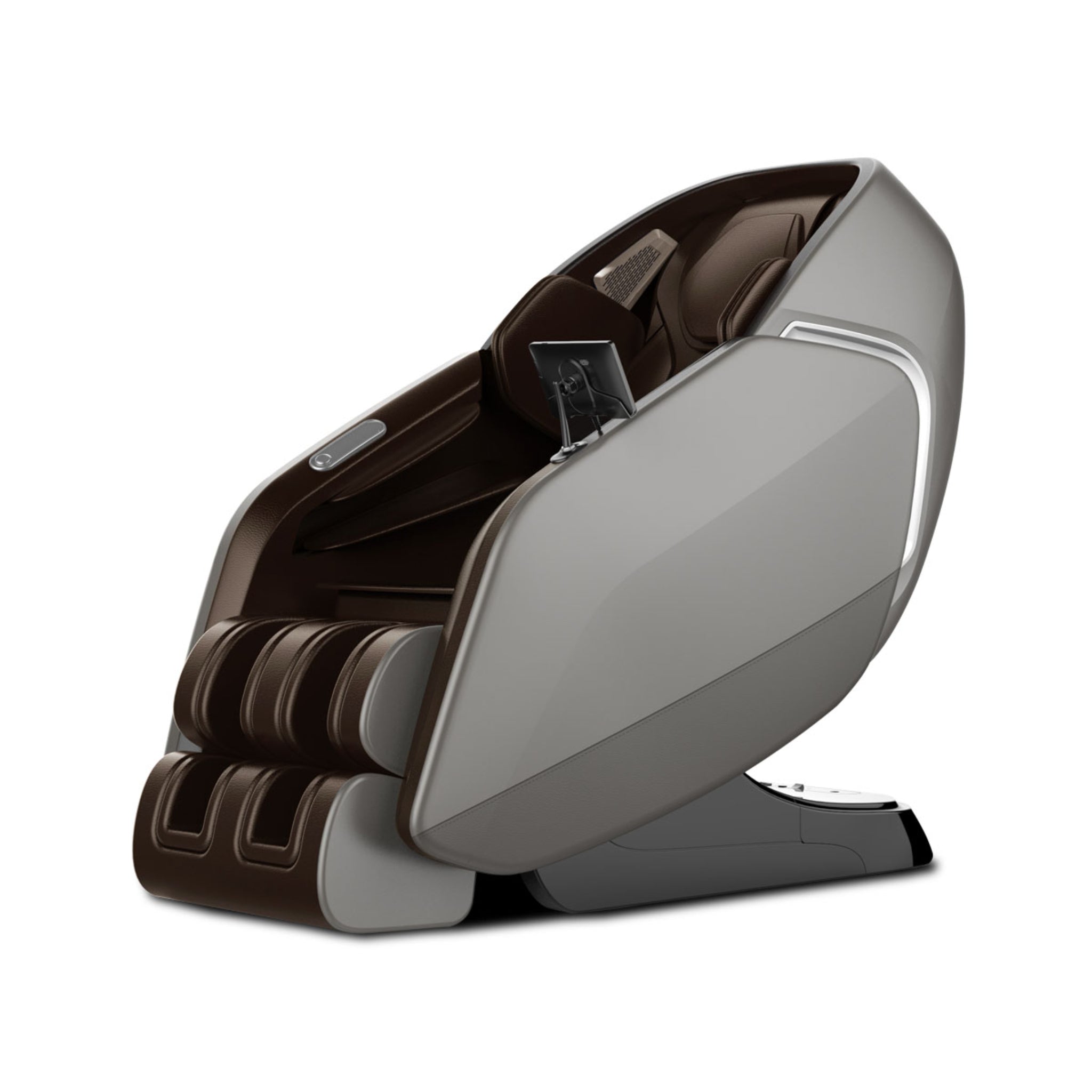 DIOS 7300 massage chair in brown and gray finish with advanced 7D massage technology, displayed on a clean white background for product showcase