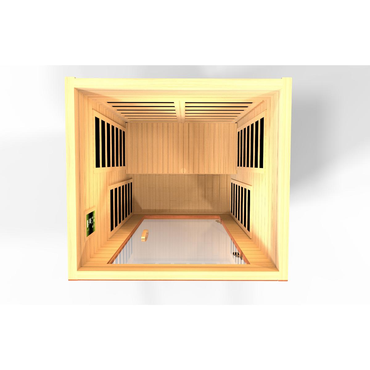 Golden Designs Dynamic Avila 1–2 Person Low EMF FAR Infrared Sauna