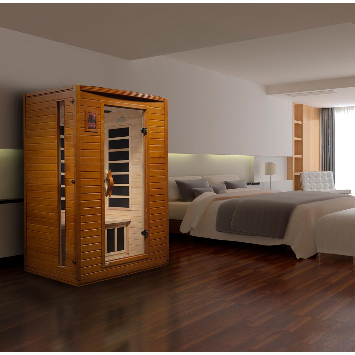 Golden Designs Dynamic Versailles – 2 Person Low EMF Infrared Sauna
