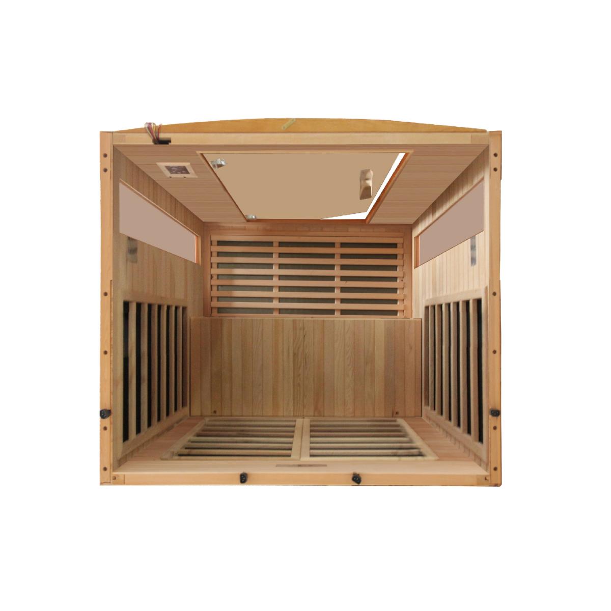 Golden Designs Dynamic Versailles – 2 Person Low EMF Infrared Sauna