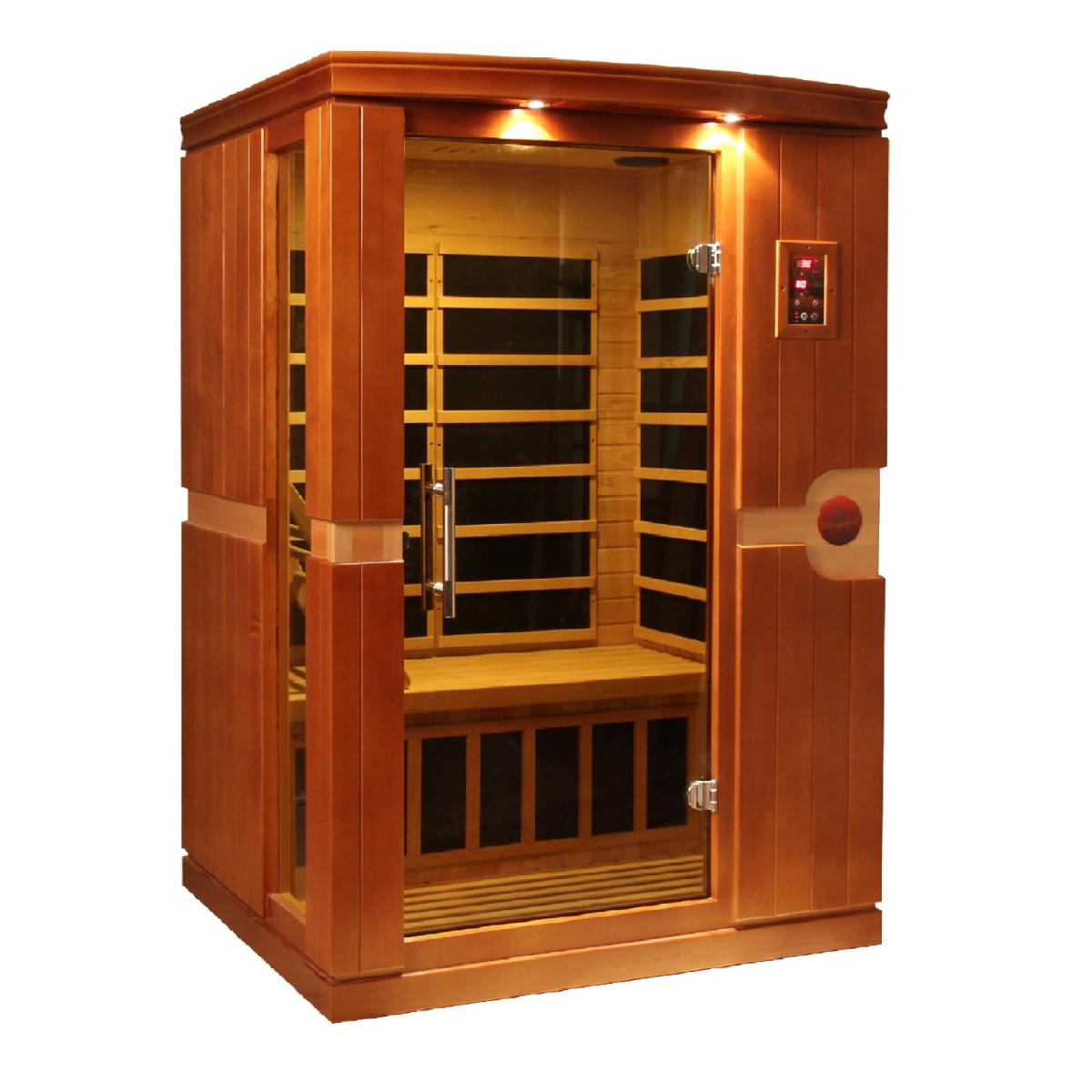 Golden Designs Dynamic Venice – 2 Person Low EMF Infrared Sauna
