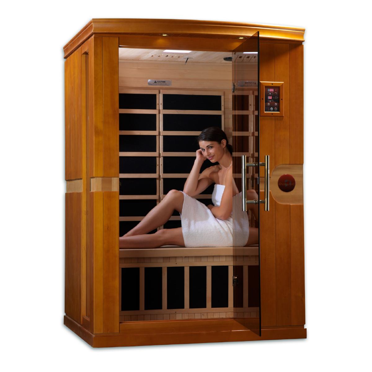 Golden Designs Dynamic Venice – 2 Person Low EMF Infrared Sauna