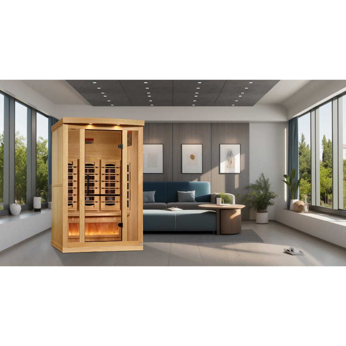 Golden Designs Reserve Edition GDI-8020-02 – 2 Person Full Spectrum Infrared Sauna