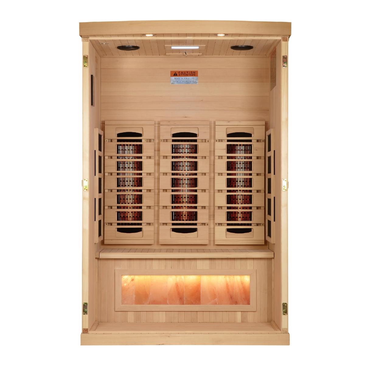 Golden Designs Reserve Edition GDI-8020-02 – 2 Person Full Spectrum Infrared Sauna