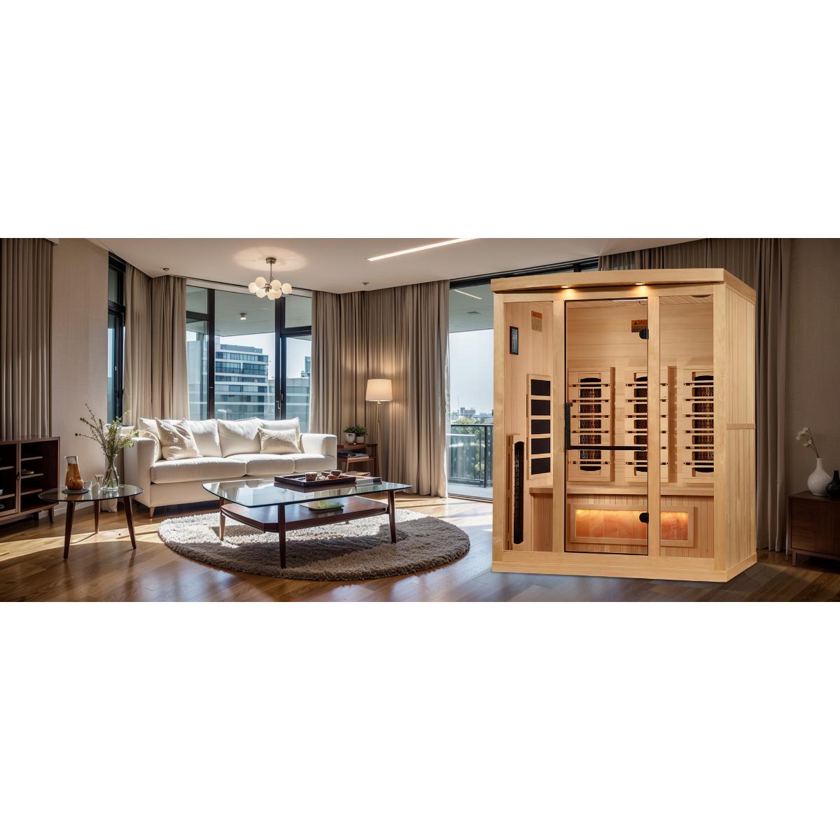 Golden Designs GDI-8030-03 – 3 Person Full Spectrum Infrared Sauna
