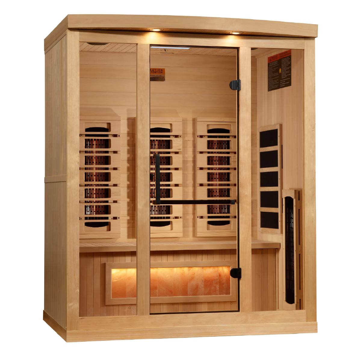 Golden Designs GDI-8030-03 – 3 Person Full Spectrum Infrared Sauna