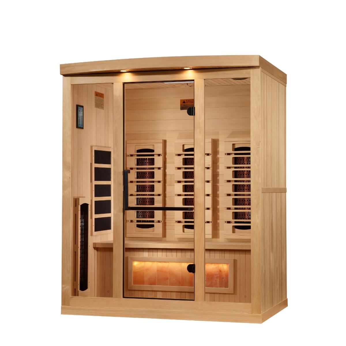 Golden Designs GDI-8030-03 – 3 Person Full Spectrum Infrared Sauna