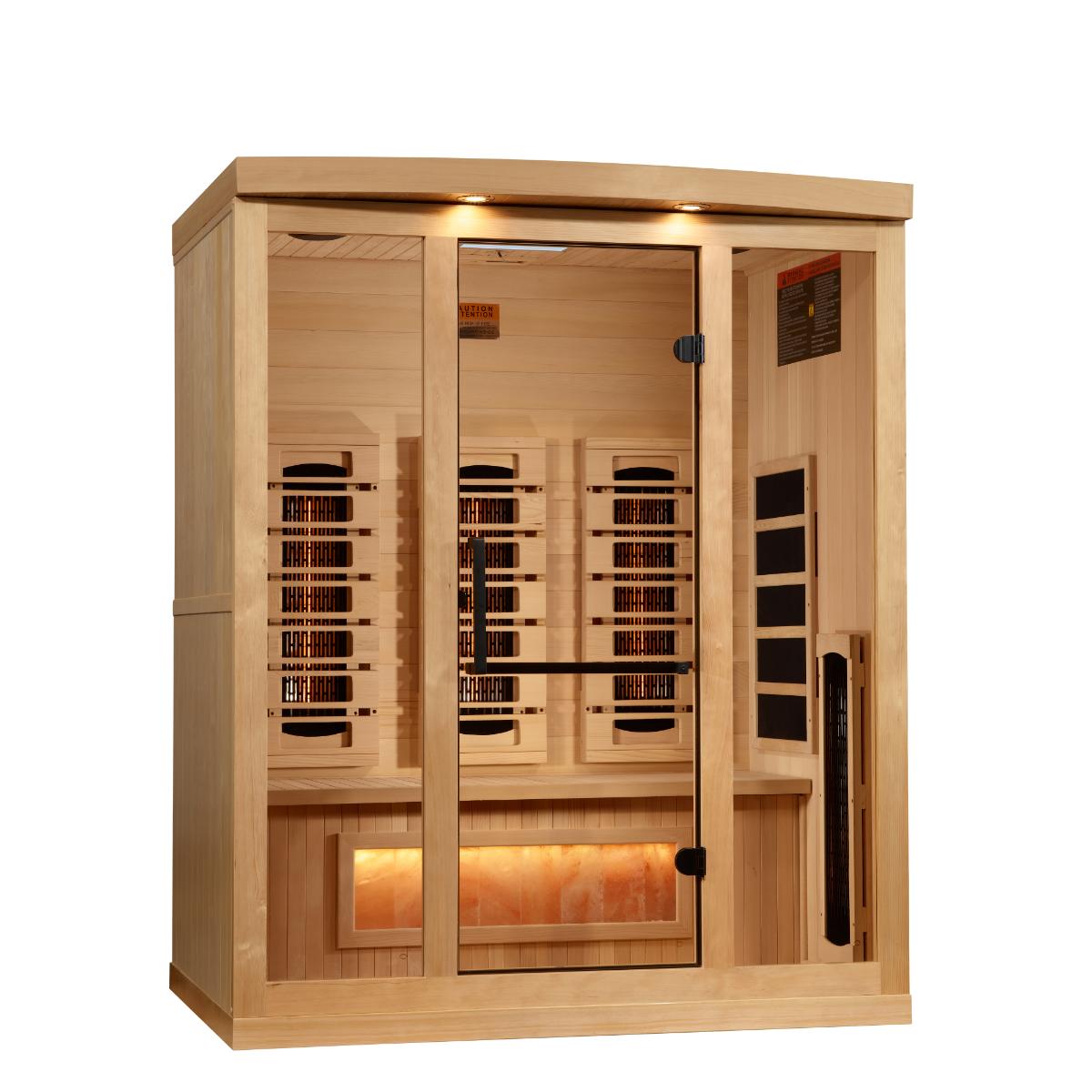 Golden Designs GDI-8030-03 – 3 Person Full Spectrum Infrared Sauna